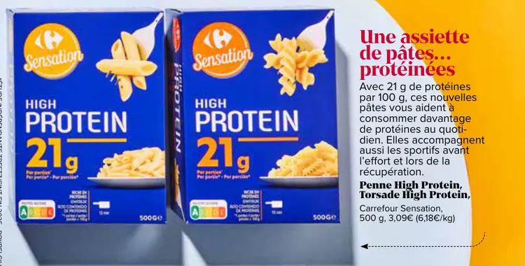 Offre: Penne High Protein, Torsade High Protein