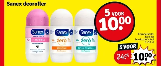 Aanbieding: Sanex deoroller