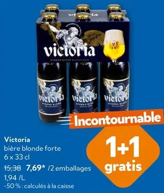 Offre: Bière blonde forte