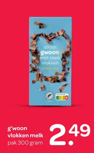 Aanbieding: vlokken melk