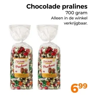 Aanbieding: Chocolade pralines