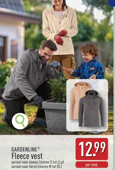 Promotie: Fleece vest