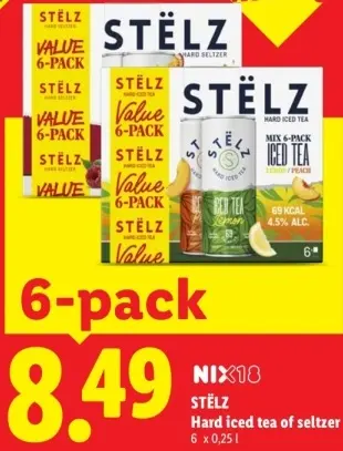 Aanbieding: Hard iced tea of seltzer