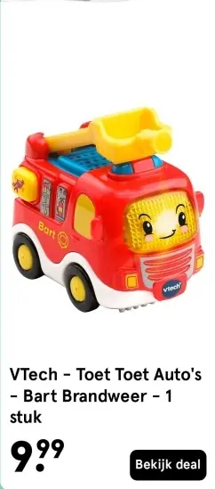 Aanbieding: Toet Toet Auto's - Bart Brandweer