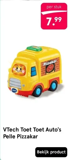 Aanbieding: Toet Toet Auto's Pelle Pizzakar