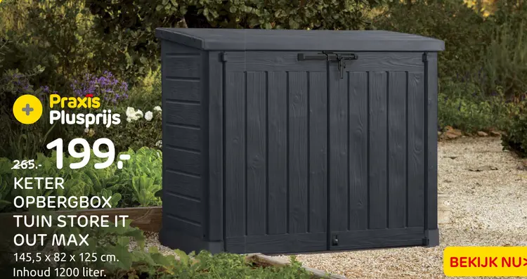 Aanbieding: Keter opbergbox tuin store it out max