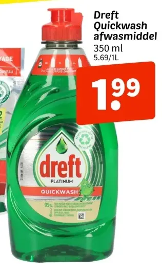 Aanbieding: Quickwash afwasmiddel