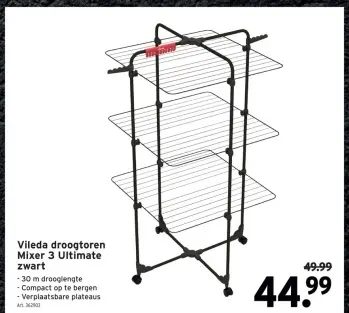 Aanbieding: droogtoren Mixer 3 Ultimate