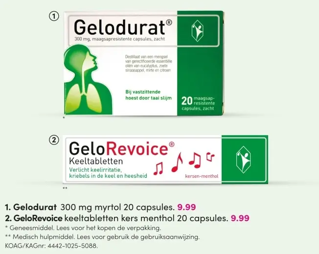 Aanbieding: Gelodurat 300 mg myrtol