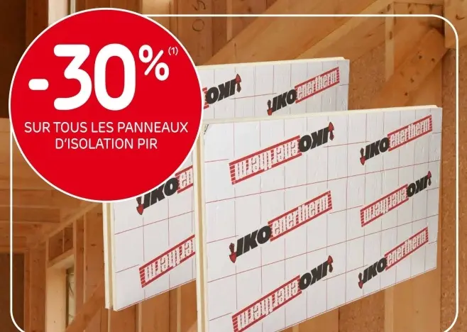 Offre: Panneaux d'isolation PIR