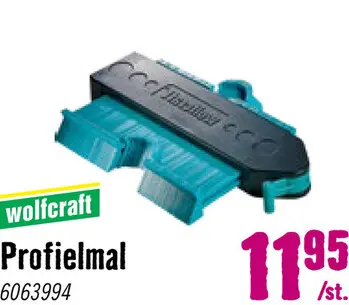 Aanbieding: WOLFCRAFT Profielmal met klem