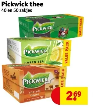 Aanbieding: Pickwick thee