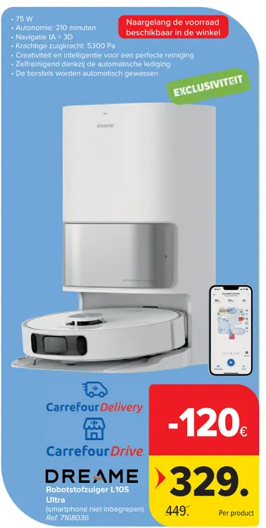 Promotie: Robotstofzuiger L10S Ultra