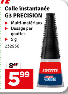 Offre: Colle instantanée G3 PRECISION