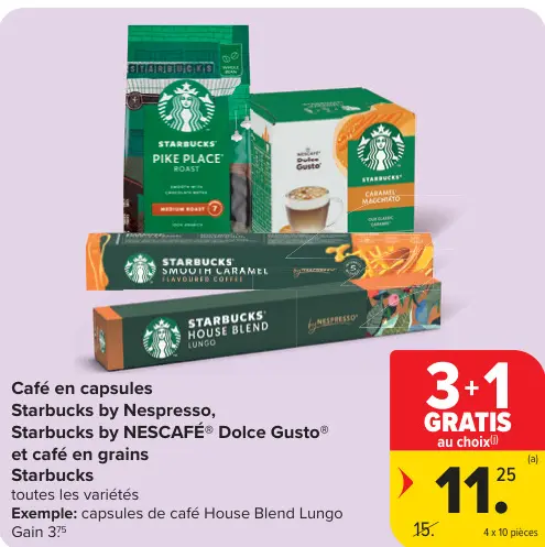 Offre: Café en capsules