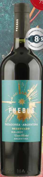 Aanbieding: Phebus Patagonia Argentina Reservado Malbec