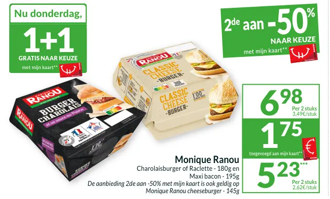 Promotie: Charolaisburger of Raclette