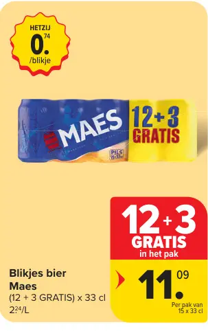 Promotie: Blikjes bier