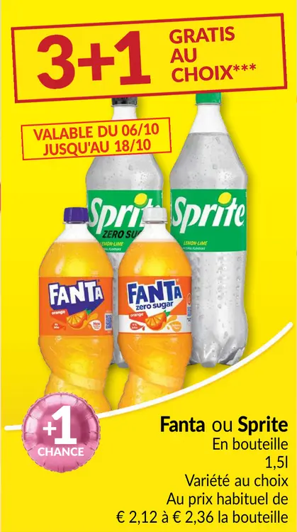 Offre: Fanta ou Sprite