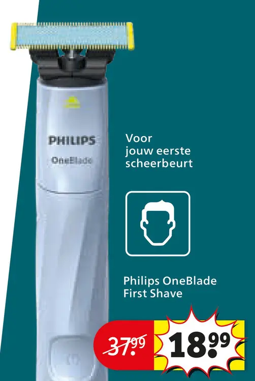 Promotie: OneBlade First Shave