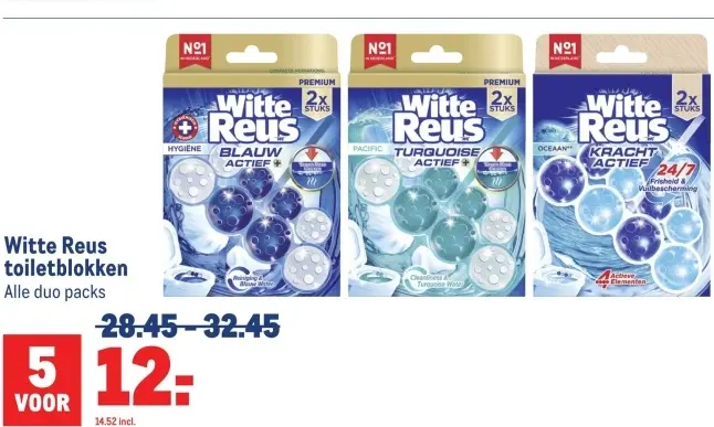 Aanbieding: toiletblokken