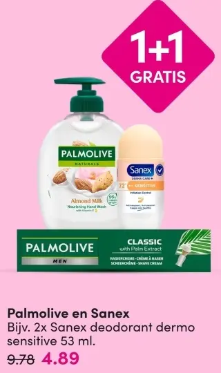Aanbieding: Palmolive en Sanex