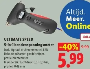 Aanbieding: 5-in-1 bandenspanningsmeter