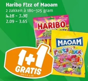 Aanbieding: Haribo Fizz of Maoam