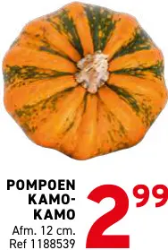 Promotie: Pompoen kamo-kamo