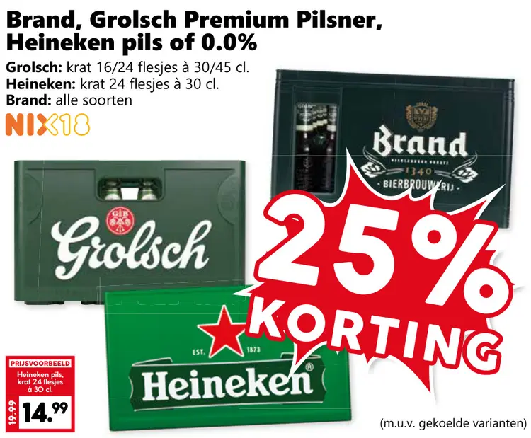 Aanbieding: Premium pilsner of pils of 0.0%