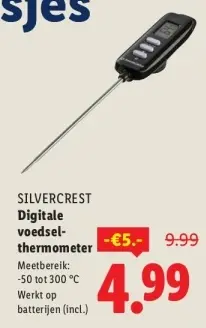 Aanbieding: Digitale voedselthermometer