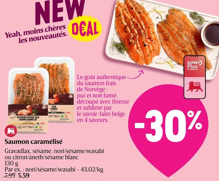 Offre: Saumon caramélisé