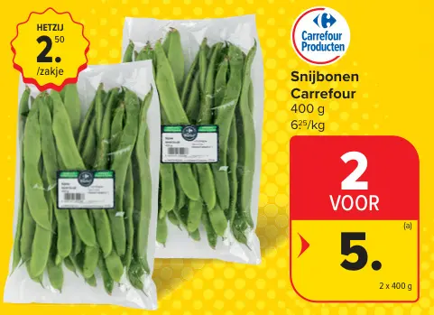 Promotie: Snijbonen