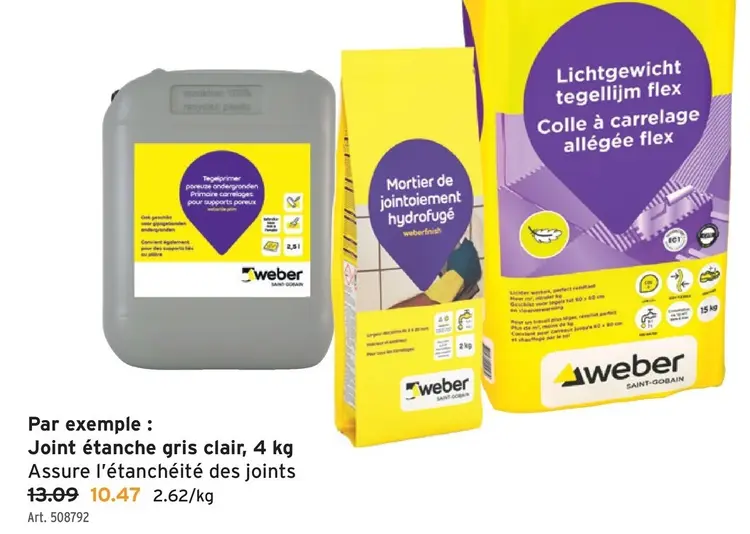 Offre: Joint étanche gris clair