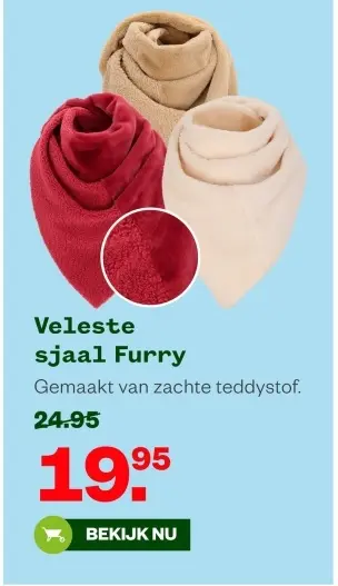 Aanbieding: Veleste sjaal Furry