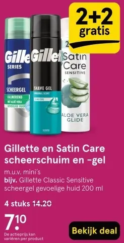 Aanbieding: Scheerschuim en -gel
