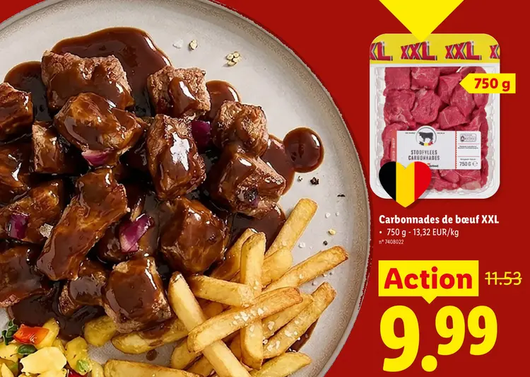 Offre: Carbonnades de bœuf XXL