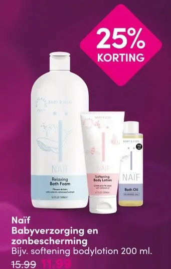 Aanbieding: Naïf Babyverzorging en zonbescherming