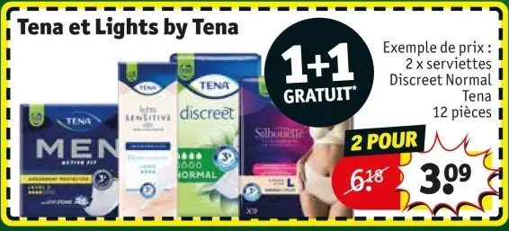 Offre: Tena et Lights by Tena
