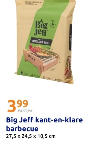 Aanbieding: kant-en-klare barbecue
