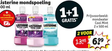 Aanbieding: Listerine mondspoeling