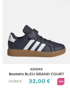 Offre: Baskets BLEU GRAND COURT