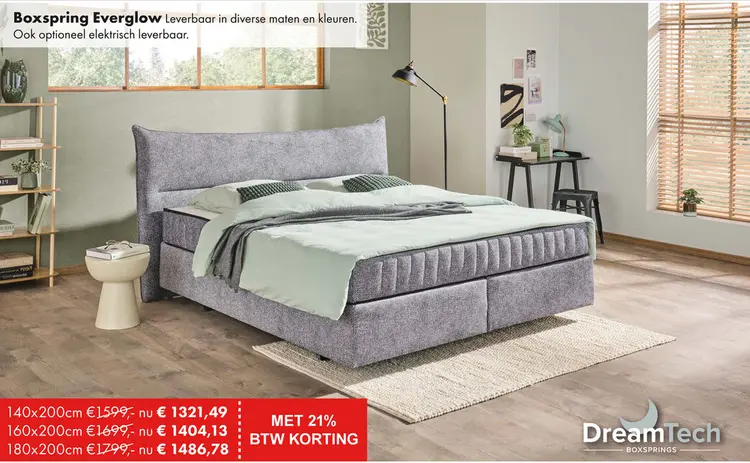 Promotie: Everglow boxspring