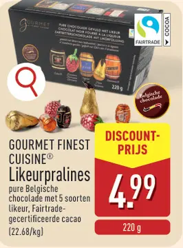 Aanbieding: GOURMET FINEST CUISINE® Likeurpralines
