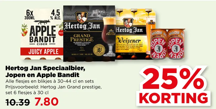 Aanbieding: Speciaalbier, Jopen en Apple Bandit