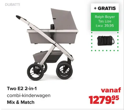 Aanbieding: Two E2 2-in-1 combi-kinderwagen