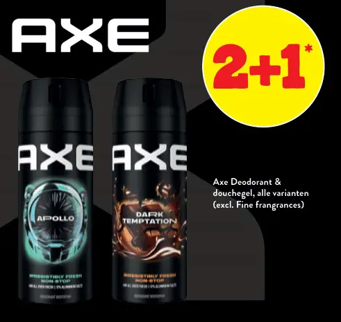 Promotie: Axe Deodorant & douchegel