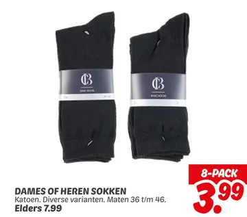 Aanbieding: Dames of heren sokken