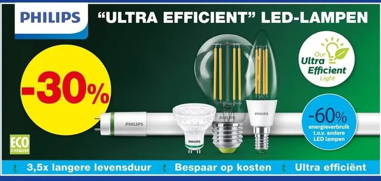 Promotie: Ultra Efficient Led-lampen
