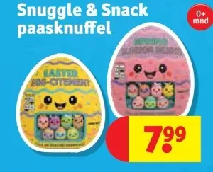 Promotie: Snuggle & Snack paasknuffel